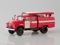 Коллекционная масштабная модель 1:43 Пожарный автомобиль АЦ-30(130)63А с надписью "Москва" ПЧ №68 (Автоистория)